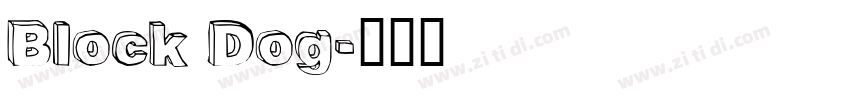 Block Dog字体转换